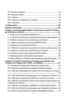 Extraction de l'Uranium et des métaux connexes du Niger