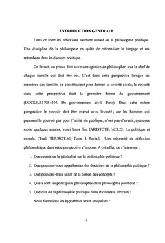 Philosophie politique