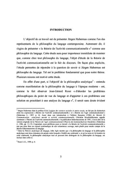 Jurgen Habermas, un philosophe du langage