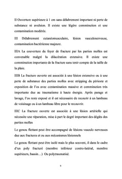 Le genou flottant : diagnostique et algorithme de prise en charge