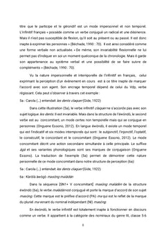 Particularités syntaxiques des verbes de perception