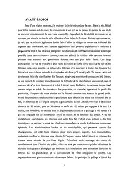 Usage et gestion du littoral en Méditerranée et en Turquie