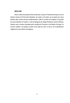 Usage et gestion du littoral en Méditerranée et en Turquie