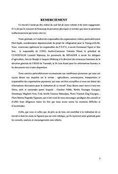 L'économie du palmier à huile et de l'huile de palme
