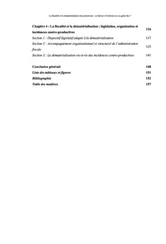 La fiscalité et la dématérialisation des procédures