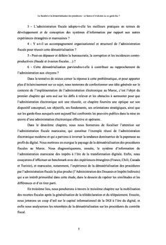 La fiscalité et la dématérialisation des procédures