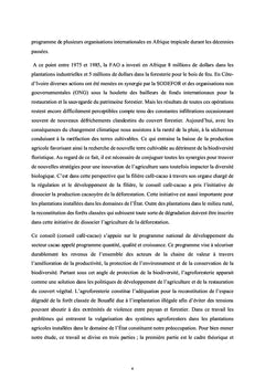 La pratique de l'agroforesterie,