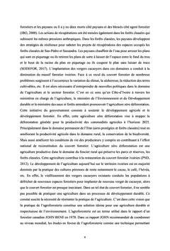 La pratique de l'agroforesterie,