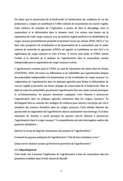 La pratique de l'agroforesterie,