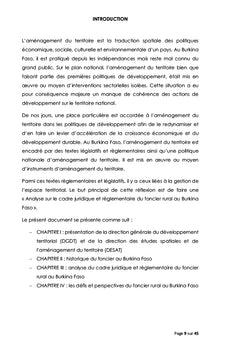 CADRE JURIDIQUE ET REGLEMENTAIRE DU FONCIER RURAL AU BURKINA FASO