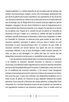 La volatilité des prix du pétrole et la croissance économique