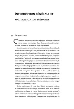 Systèmes de réaction-diffusion avec données non régulières