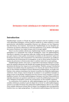 Modélisation mathématique des maladies infectieuses