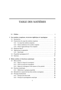 Analyse Complexe