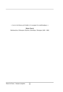 Analyse Complexe