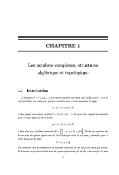 Analyse Complexe