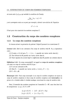Analyse Complexe