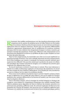 Sur les modèles de prédateur-proie de Lotka-Volterra