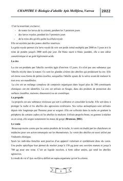 Impact d'huile essentielle de Mentha pulegium sur le Varroa jacobsoni
