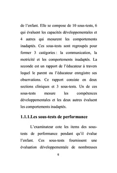 Modèle de restructuration du PEP-3 comme outil d'évaluation