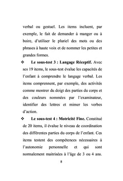 Modèle de restructuration du PEP-3 comme outil d'évaluation