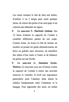 Modèle de restructuration du PEP-3 comme outil d'évaluation