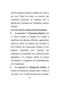Modèle de restructuration du PEP-3 comme outil d'évaluation