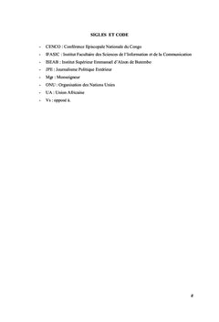 Enjeux de la controverse CENCO-classe politique congolaise