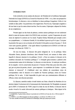 Enjeux de la controverse CENCO-classe politique congolaise