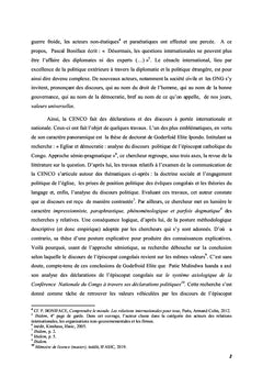 Enjeux de la controverse CENCO-classe politique congolaise