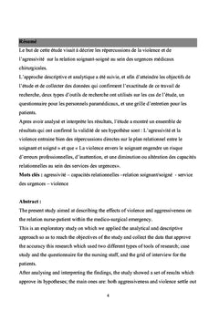 L'impact de la violence sur la relation soignant-soigné