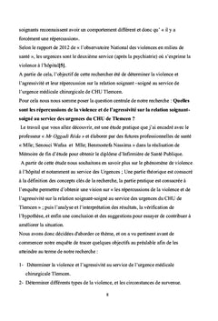 L'impact de la violence sur la relation soignant-soigné