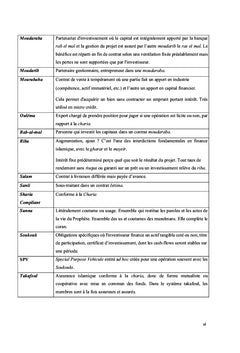 La Finance Islamique dans l'agriculture