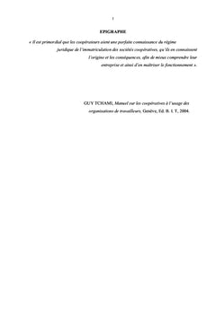 De l'immatriculation des sociétés coopératives en droit congolais