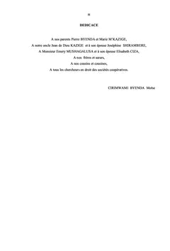 De l'immatriculation des sociétés coopératives en droit congolais