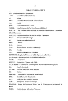 De l'immatriculation des sociétés coopératives en droit congolais