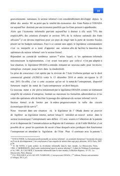 Etude critique des innovations de l'Ohada par rapport à loi n° 90-046