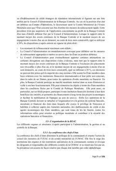 Opérations et Techniques Bancaires en zone CEMAC