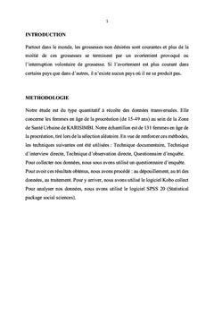 AVORTEMENT EN MILIEU URBAIN