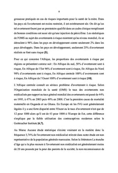 AVORTEMENT EN MILIEU URBAIN