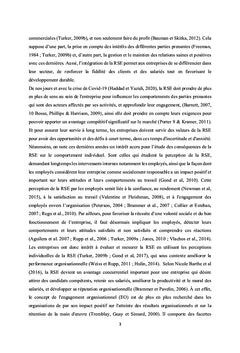 L'impact de la RSE perçue sur l'engagement organisationnel