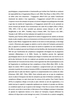L'impact de la RSE perçue sur l'engagement organisationnel