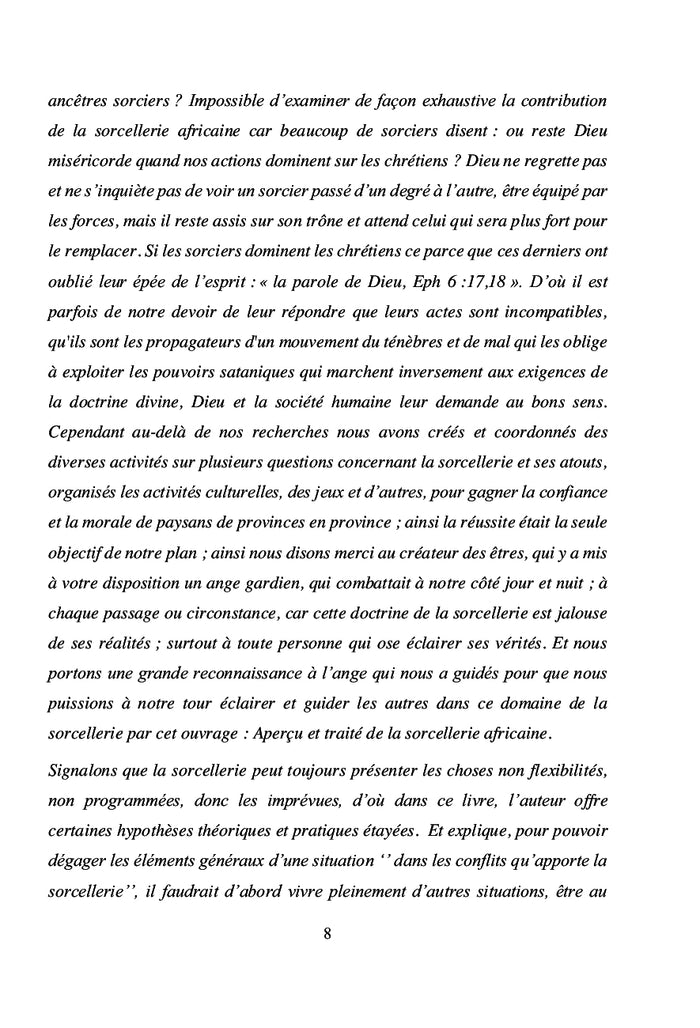 Aperçu et traité de la sorcellerie africaine