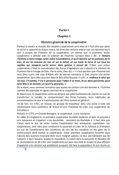 Le développement économique et social à travers la coopérative