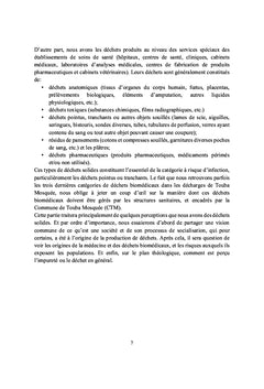 REGARD CROISE SUR LES PERCEPTIONS DU «DECHET»