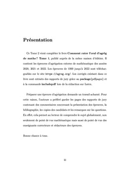 Comment rater l'écrit d'agrég de maths ?
