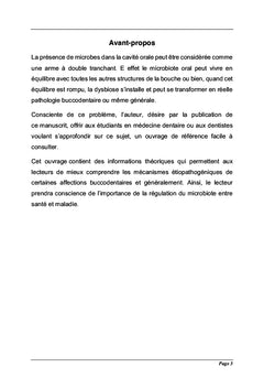 Microbiote orale et maladies générales