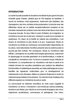 Microbiote orale et maladies générales