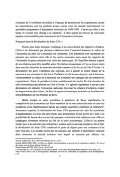 LA CHINE ET LA COTE D'IVOIRE:UN DYNAMISME DES RELATIONS DE 1994 A 1999
