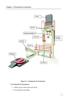 Automatisation et la surveillance d'une ensacheuse semi-automatique